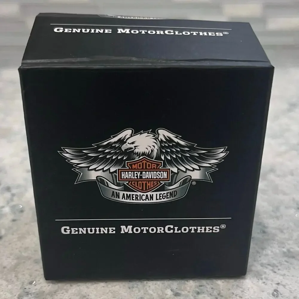2013 Harley Davidson Santa On Motorcycle Glass Ball Christmas Ornament